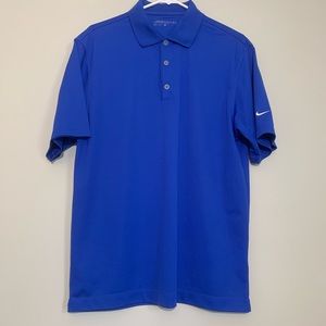 Nike | Blue NikeGolf dri-fit polo shirt, Medium